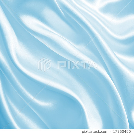 Smooth elegant blue silk or satin as background Smooth elegant blue silk or satin as background 17560490