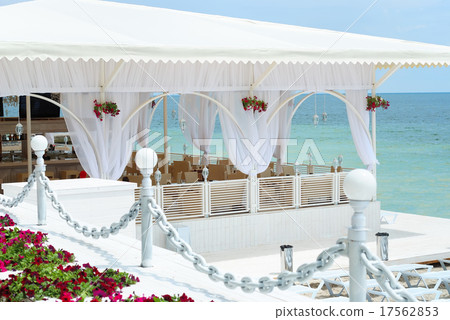 Area of a beach for comfortable rest 17562853