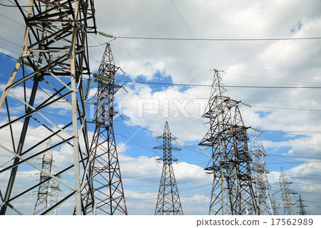 High voltage electric line High voltage electric line 17562989