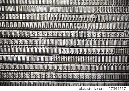 A mix of vintage letterpress characters A mix of vintage letterpress characters 17564517