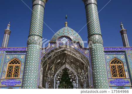 Beautiful Mosque in Iran, saturated picture 17564966