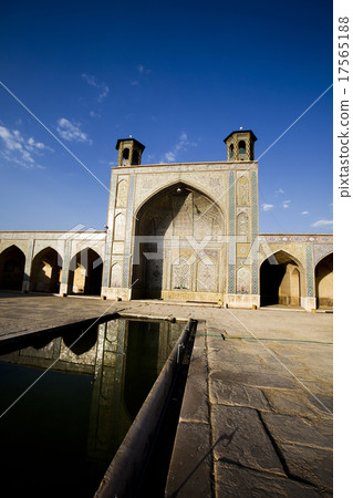 Beautiful Mosque in Iran, saturated picture 17565188