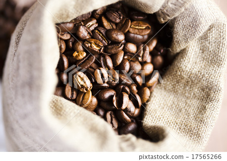 Coffee grunge background, vivid bright theme 17565266