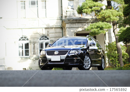 Fashionable import car 17565892