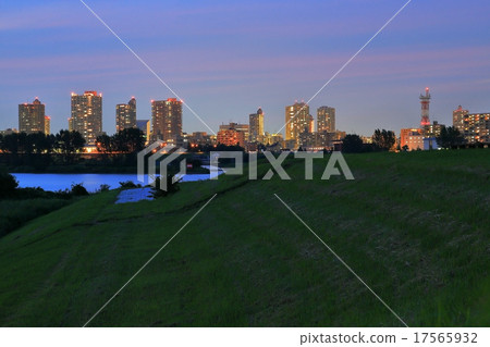 View of night view Kawaguchi city View of night view Kawaguchi city 17565932