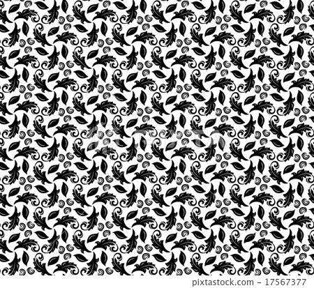 Floral Fine Seamless Vector Pattern Floral Fine Seamless Vector Pattern 17567377