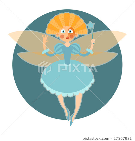 Fairy in blue dress Fairy in blue dress 17567981