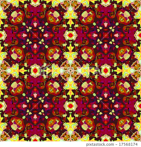 Kaleidoscopic seamless generated texture 17568174