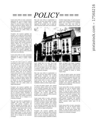 Newspaper page with Lorem Ipsum text 17568216