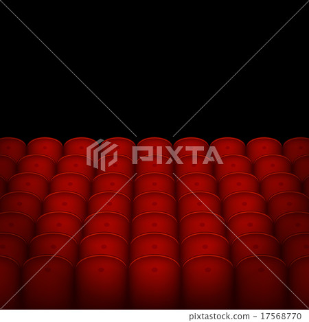 Red Cinema or Theater Seats with Black Blank Red Cinema or Theater Seats with Black Blank 17568770