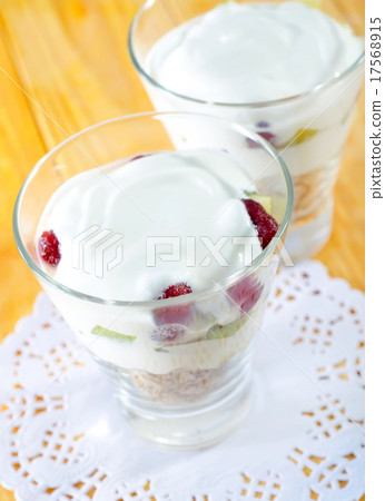 oat flakes with yogurt oat flakes with yogurt 17568915