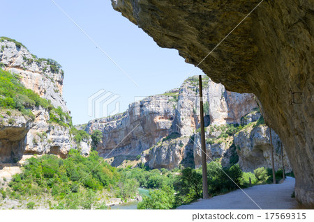 Path by lumbier gorge Path by lumbier gorge 17569315