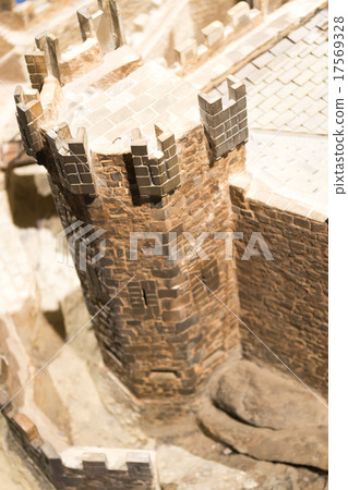 Corner tower at Castle of Xavier Corner tower at Castle of Xavier 17569328