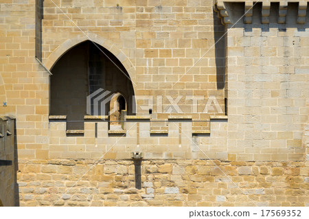 Walls and door in Olite Walls and door in Olite 17569352