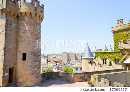 Top of castle of Olite Top of castle of Olite 17569357