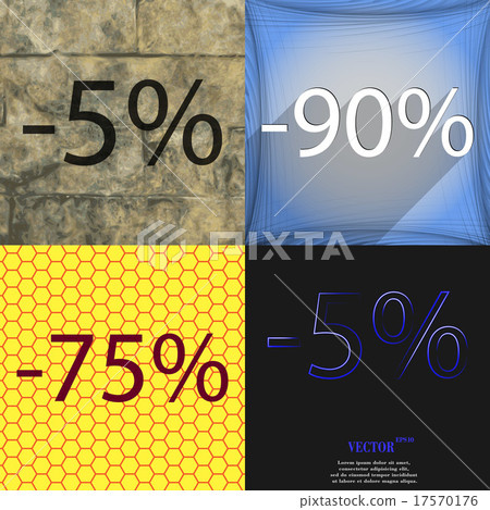 Set of abstract backgrounds and interest discount Set of abstract backgrounds and interest discount 17570176