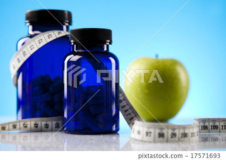 Supplements background, bright colorful  17571693
