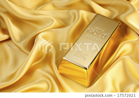 金絲綢上的金條 17572021