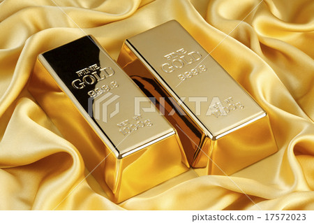金絲綢上的金條 17572023
