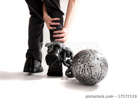Men's foot with restraint 17572519