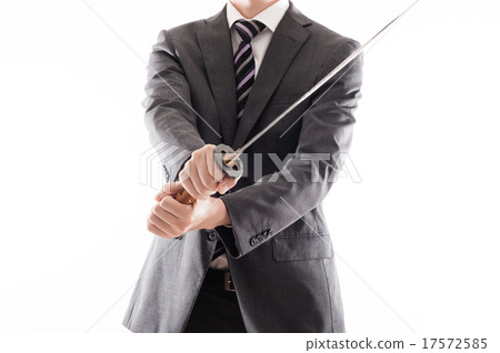 拿著日本劍的商人 17572585