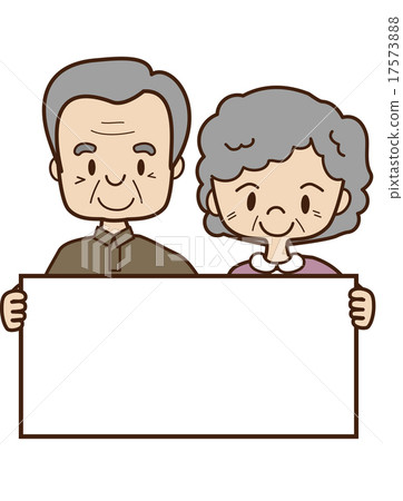 Elderly couple (message board) 17573888