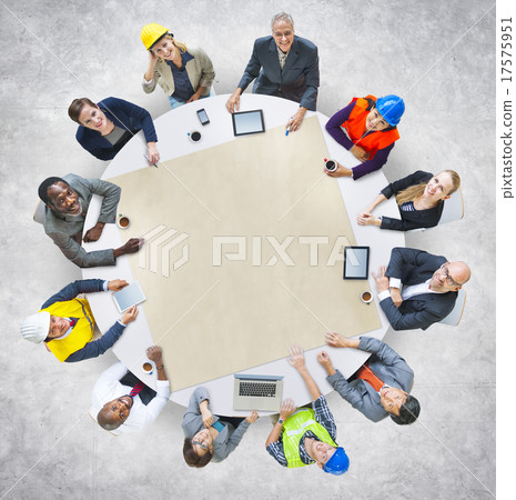 Diversity Group of People Brainstorming Meeting Ideas Concept 17575951