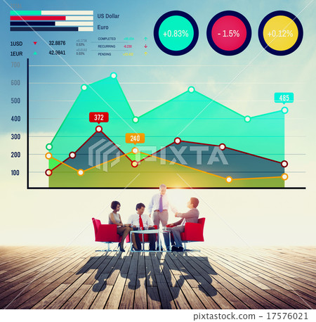Finance Growth Business Marketing Success Analysis Concept 17576021