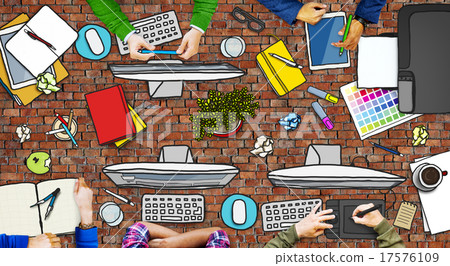 Business People Working Office Place of Work Concept 17576109