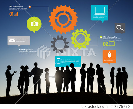 Team Teamwork Cog Functionality Technology Business Concept 17576750