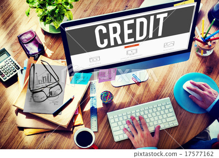 Credit Accounting Banking Financial Business Concept Credit Accounting Banking Financial Business Concept 17577162