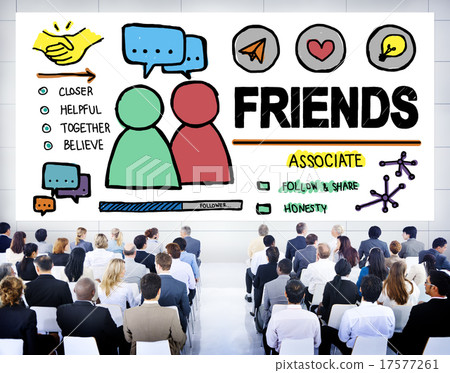 Friends Group People Social Media Loyalty Concept Friends Group People Social Media Loyalty Concept 17577261
