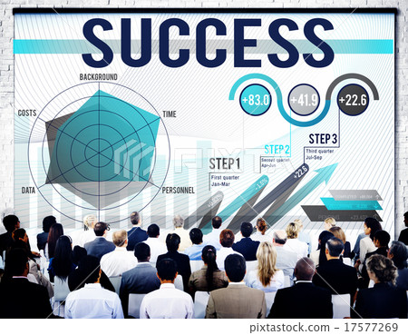 Success Successful Goal Achievement Complete Concept 17577269
