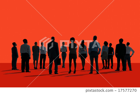 Corporate Business Team Aspiration Looking up Concept 17577270