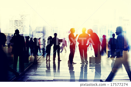 Business People Talking Connection Conversation Concept Business People Talking Connection Conversation Concept 17577274