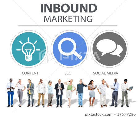 Inbound Marketing Commerce Content Social Media Concept Inbound Marketing Commerce Content Social Media Concept 17577280