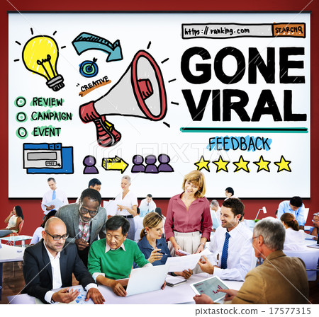 Gone Viral Popular Famous Share Post Concept Gone Viral Popular Famous Share Post Concept 17577315