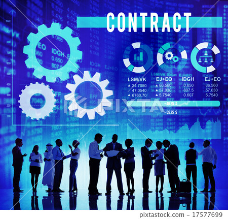 Contract Commitment Deal Barter Business Concept Contract Commitment Deal Barter Business Concept 17577699