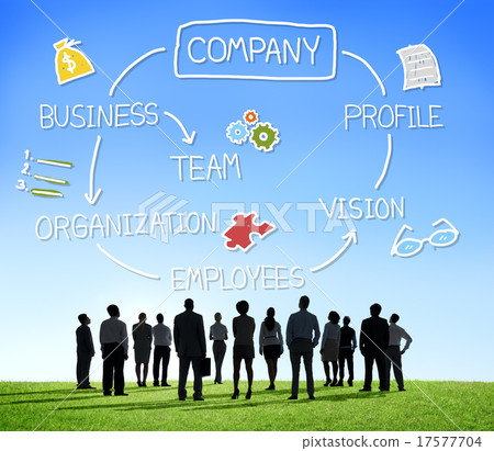 Company Organization Employees Group Corporate Concept 17577704