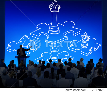 Chess Minded Game Tactics Leadership Strategy Concept 17577828