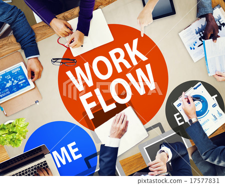 Workflow Effort Implement Efficiency Business Concept 17577831