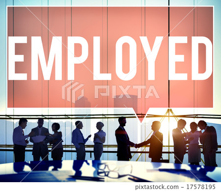 Employed Recruitment Human Resources Hiring Concept 17578195