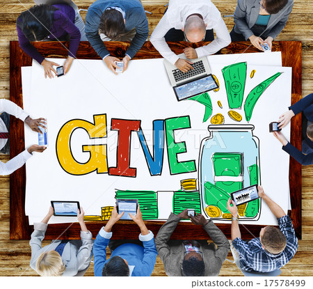 Give Help Donation Charity Volunteer Concept 17578499