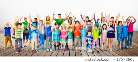 Children Kids Childhood Friendship Happiness Diversity Concept 17578605