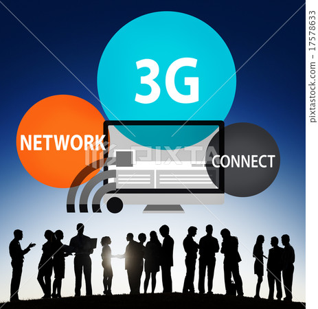 3G Networking Technology Innovation Connection Concept 3G Networking Technology Innovation Connection Concept 17578633