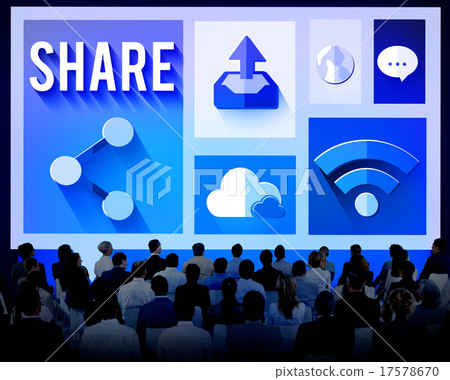 Share Social Networking Global Communication Concept Share Social Networking Global Communication Concept 17578670