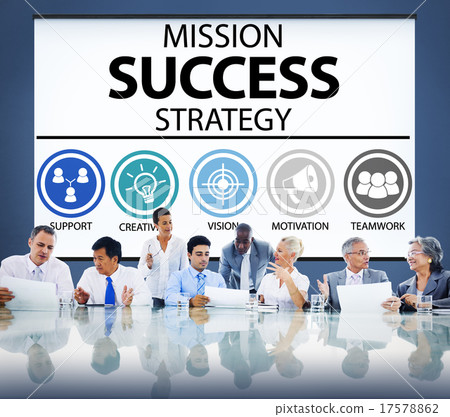 Mission Success Strategy Achievement Strategy Concept 17578862