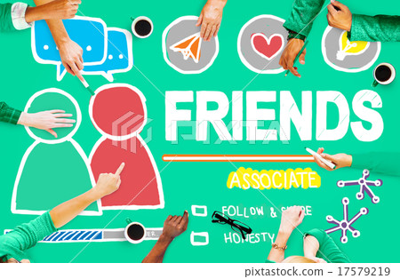 Friends Group People Social Media Loyalty Concept 17579219