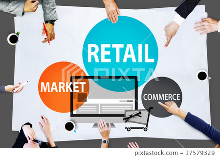 Retail Consumer Commerce Market Purchase Concept Retail Consumer Commerce Market Purchase Concept 17579329