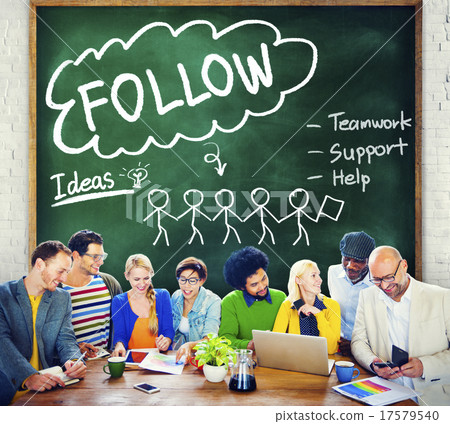 Follow Track Subscribe Social Media Concept Follow Track Subscribe Social Media Concept 17579540